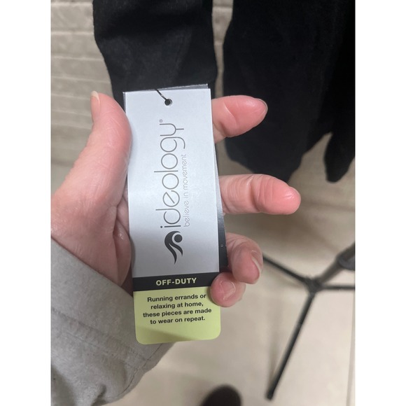 Ideology Womens Plus 3X Deep Black Off-Duty Lightweight Pullover Hoodie 1001296 - Picture 3 of 4